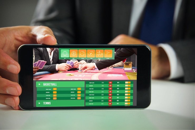 Ilustrasi pengguna mengakses akun hingga perlindungan pada perangkat mobile